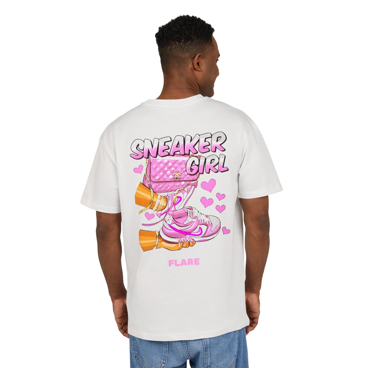 Flare Street Oversized Tee Sneaker Girl