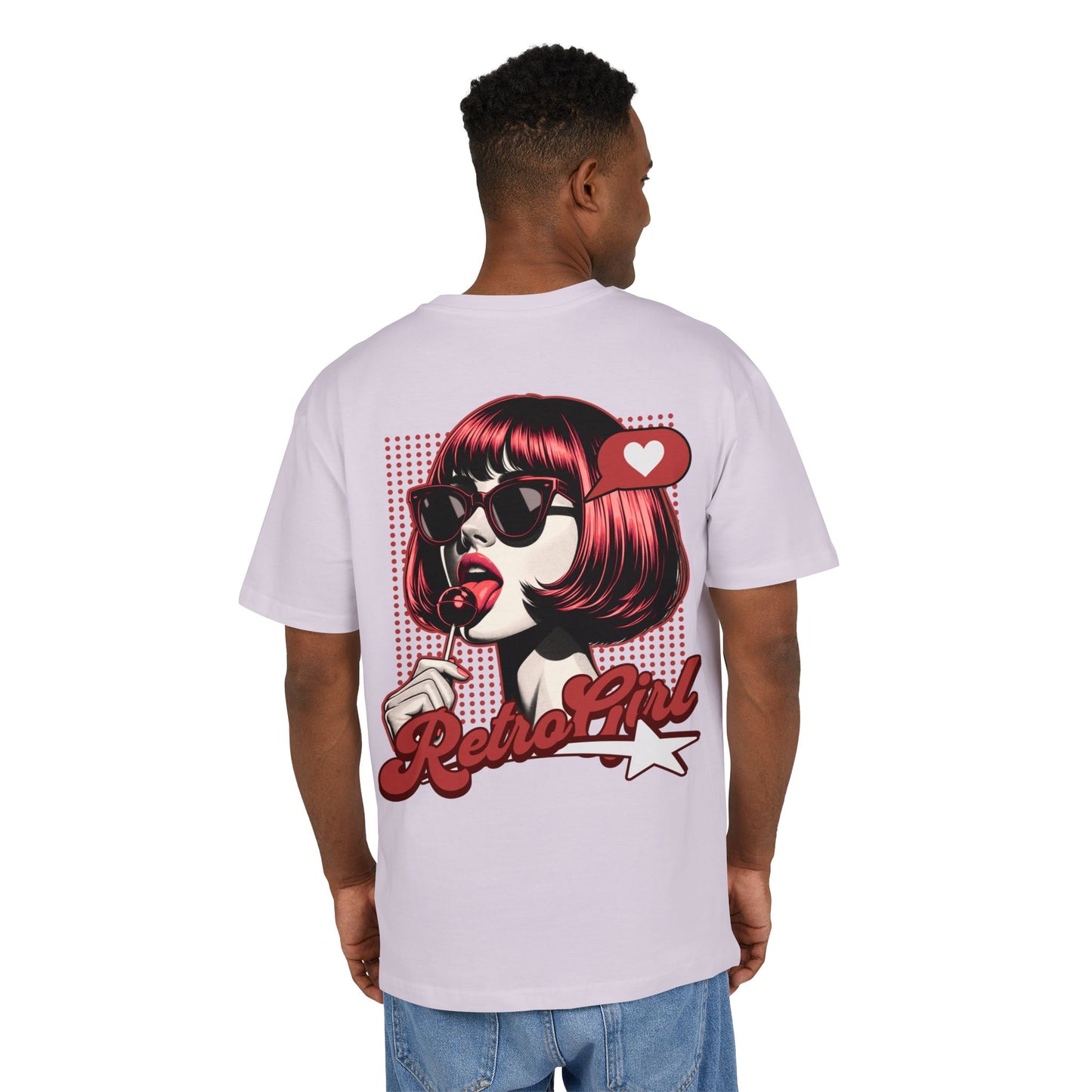 Flare Street Oversized Tee Retro Girl