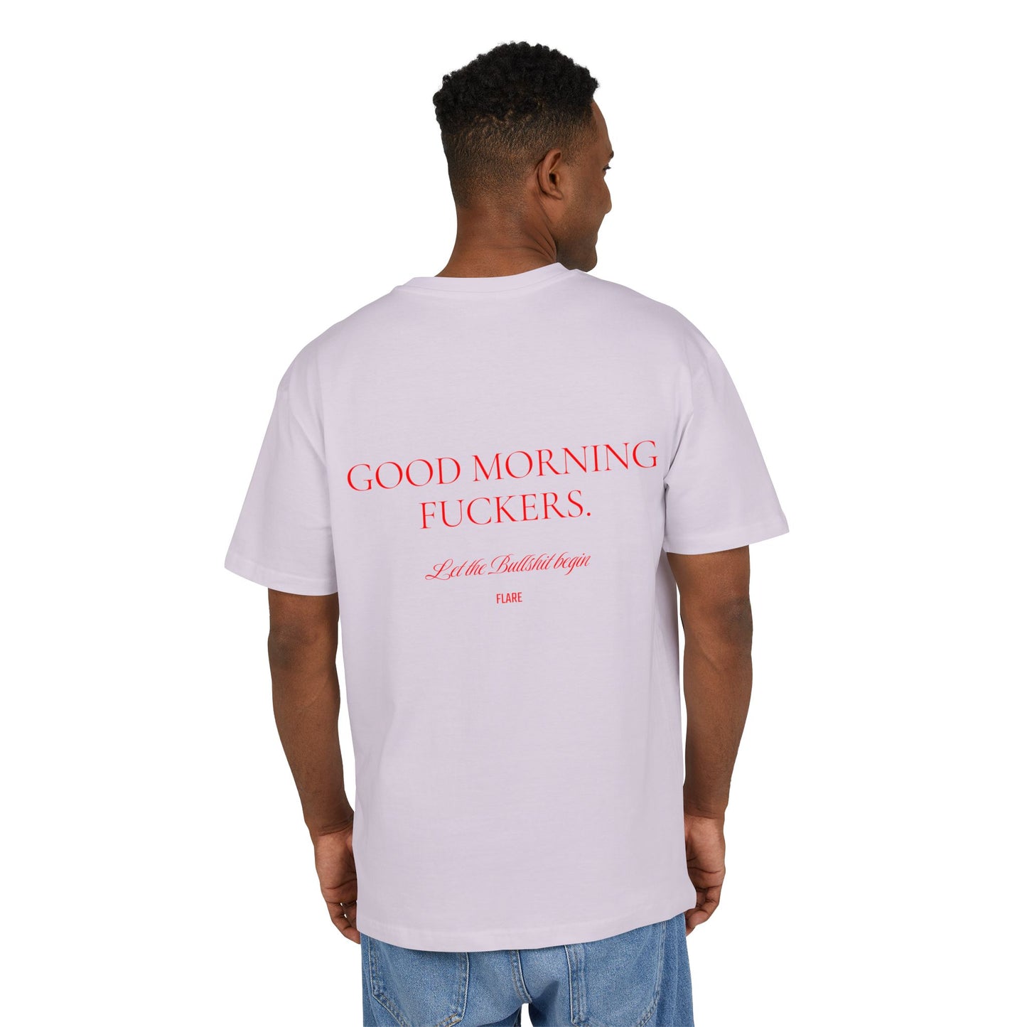 Flare Street Oversized Tee Good Morning Fuckers