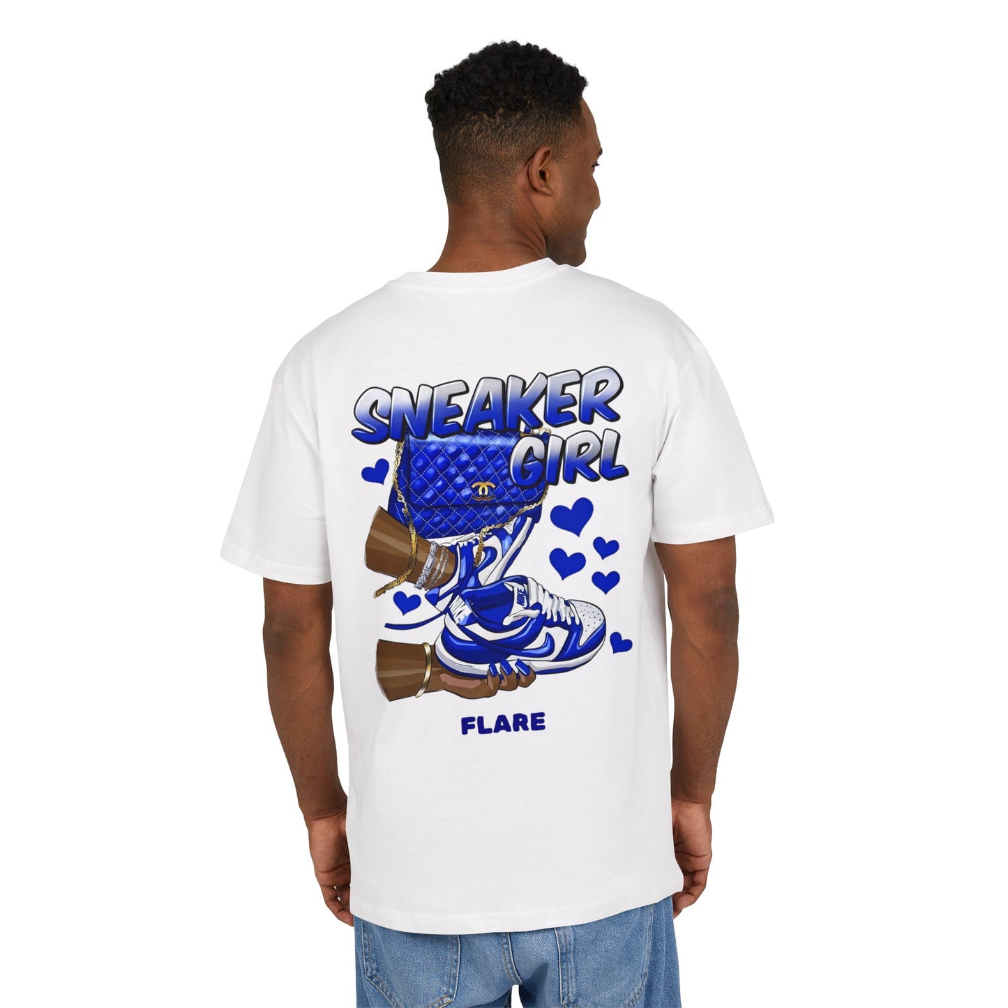 Flare Street Oversized Tee Sneaker Girl