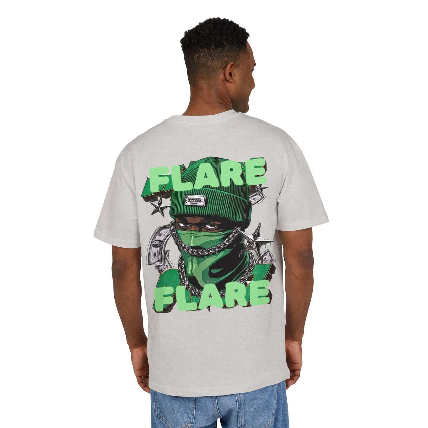 Flare Street Oversized Tee Money Gangster