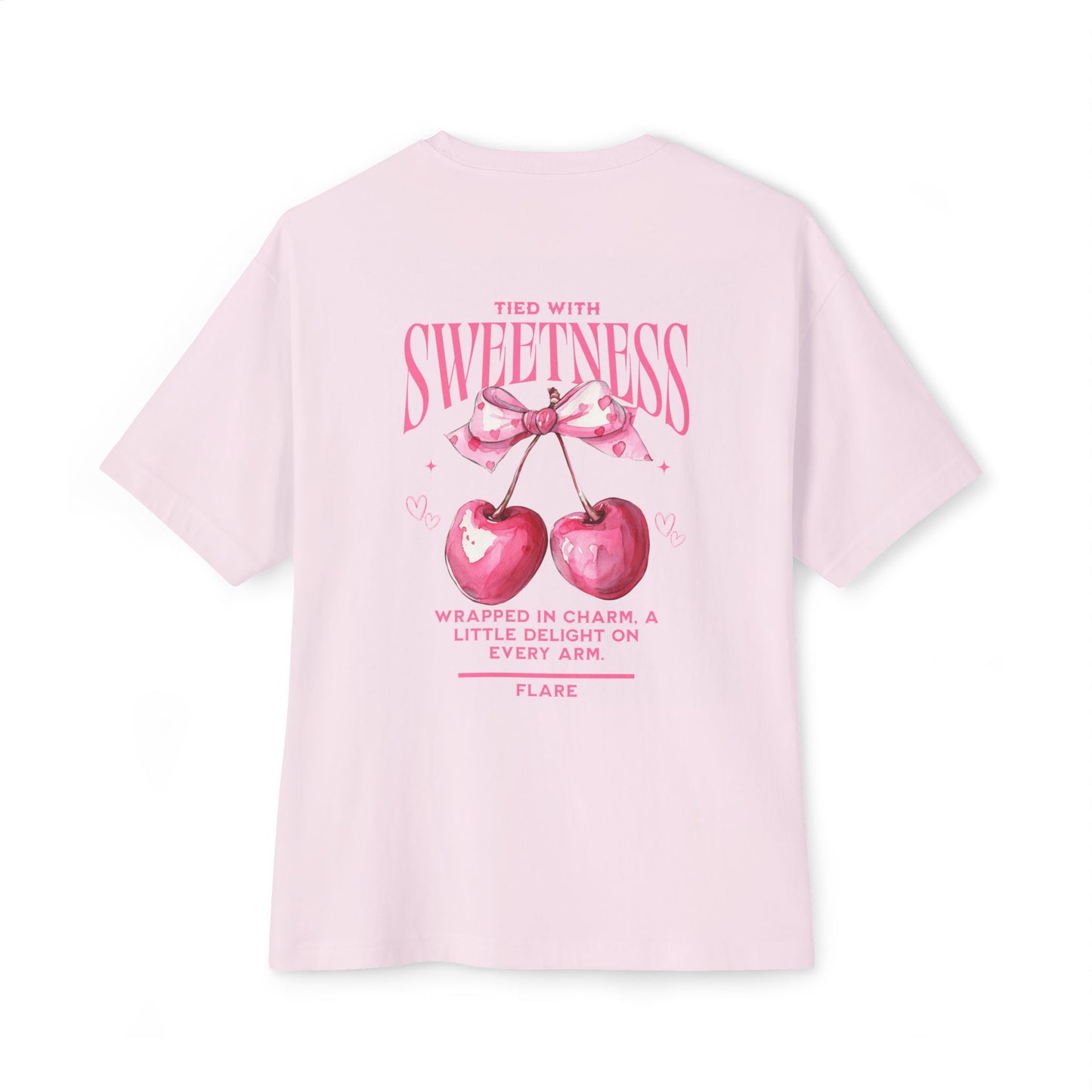 Flare Street Oversized Tee Tied with Sweetness