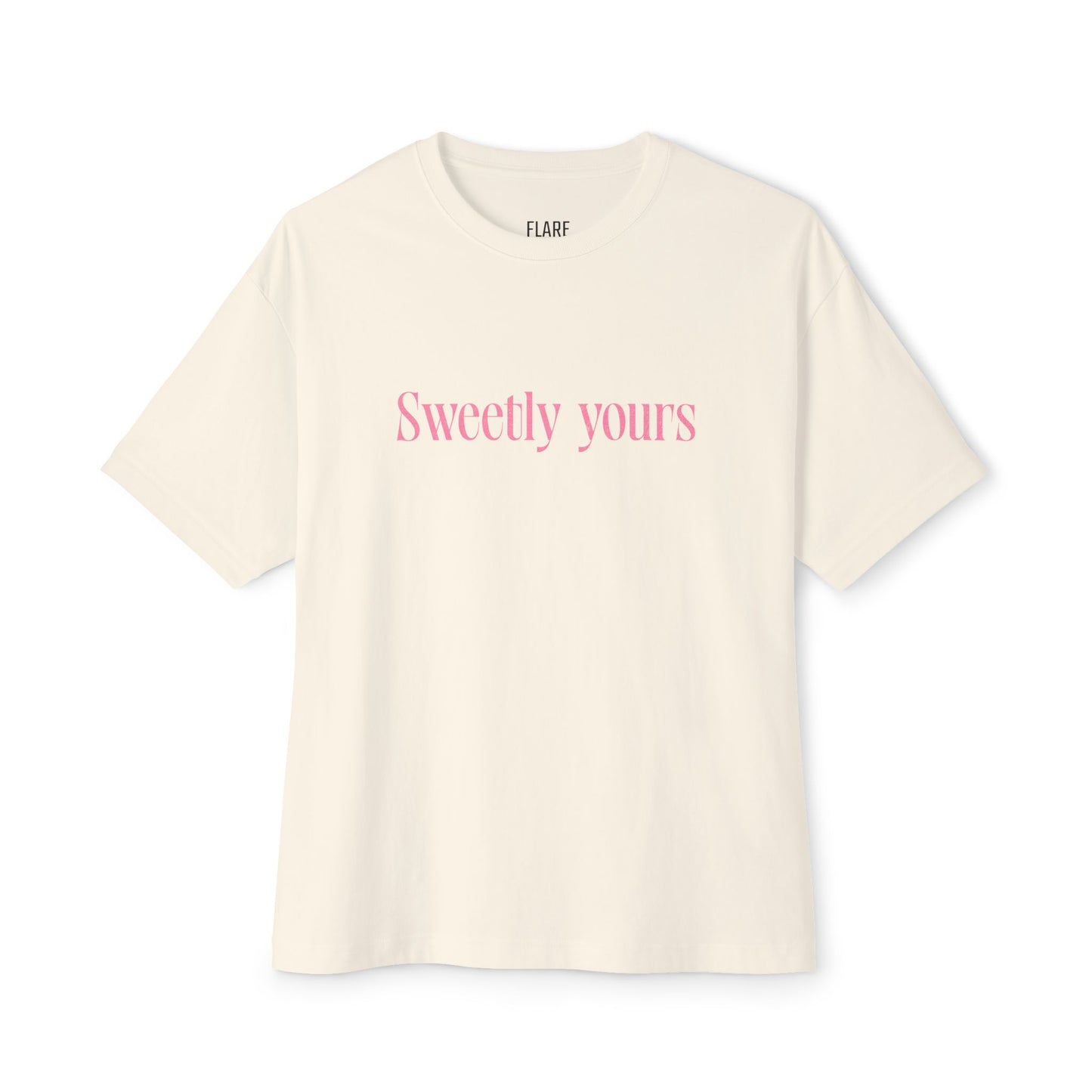 Flare Street Oversized Tee Tied with Sweetness