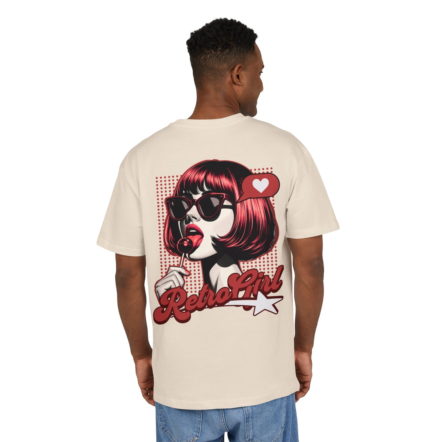 Flare Street Oversized Tee Retro Girl