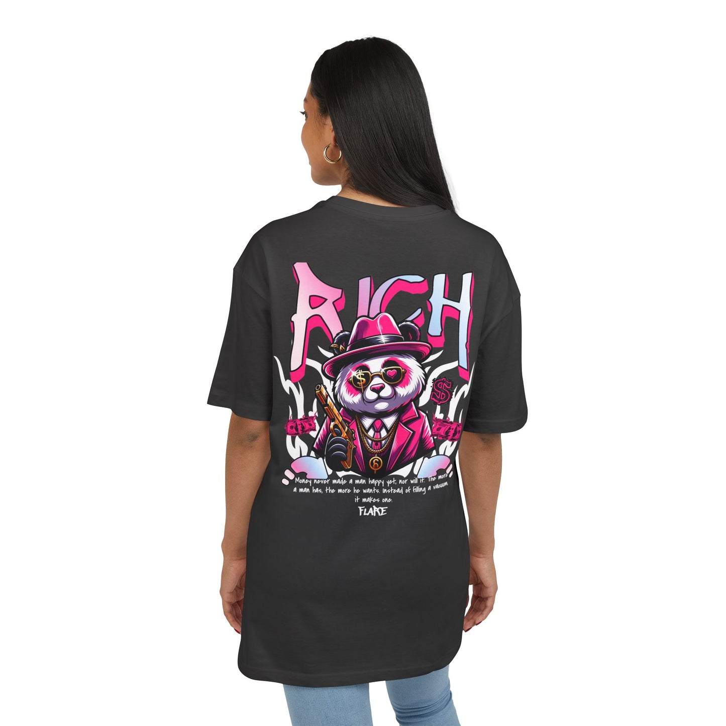 Flare Street Oversized Tee Rich Panda