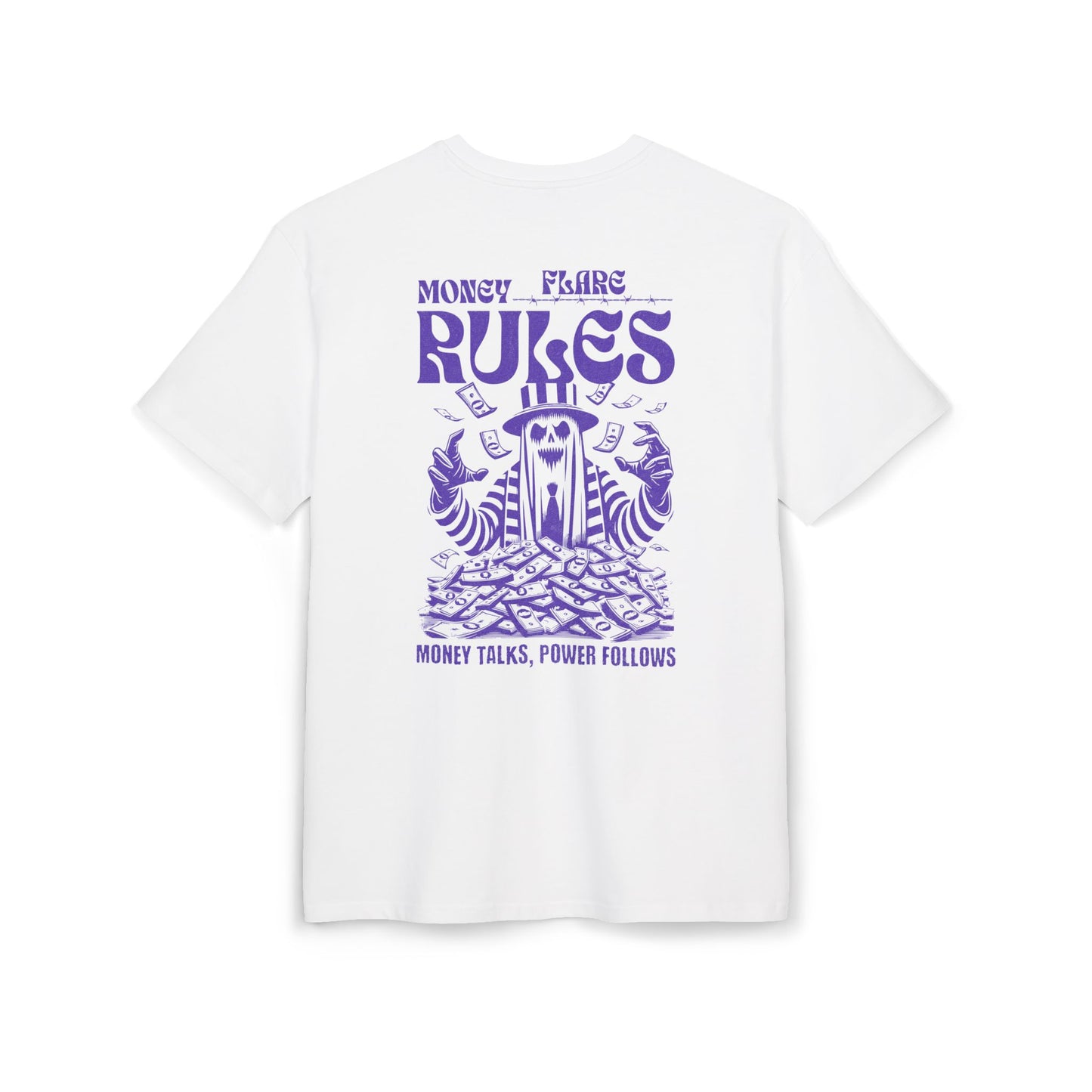 Flare Street Oversized Tee Money Rules