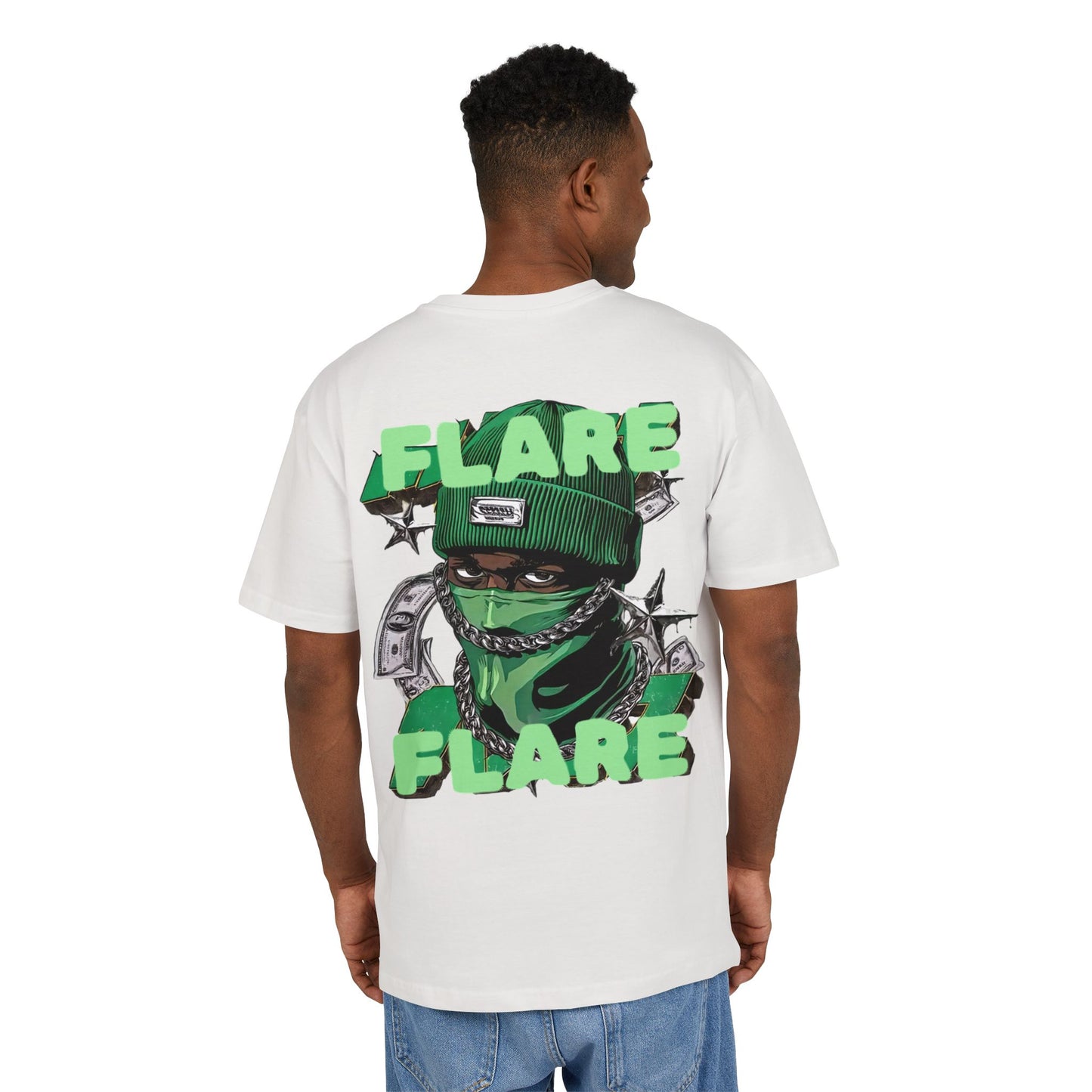 Flare Street Oversized Tee Money Gangster