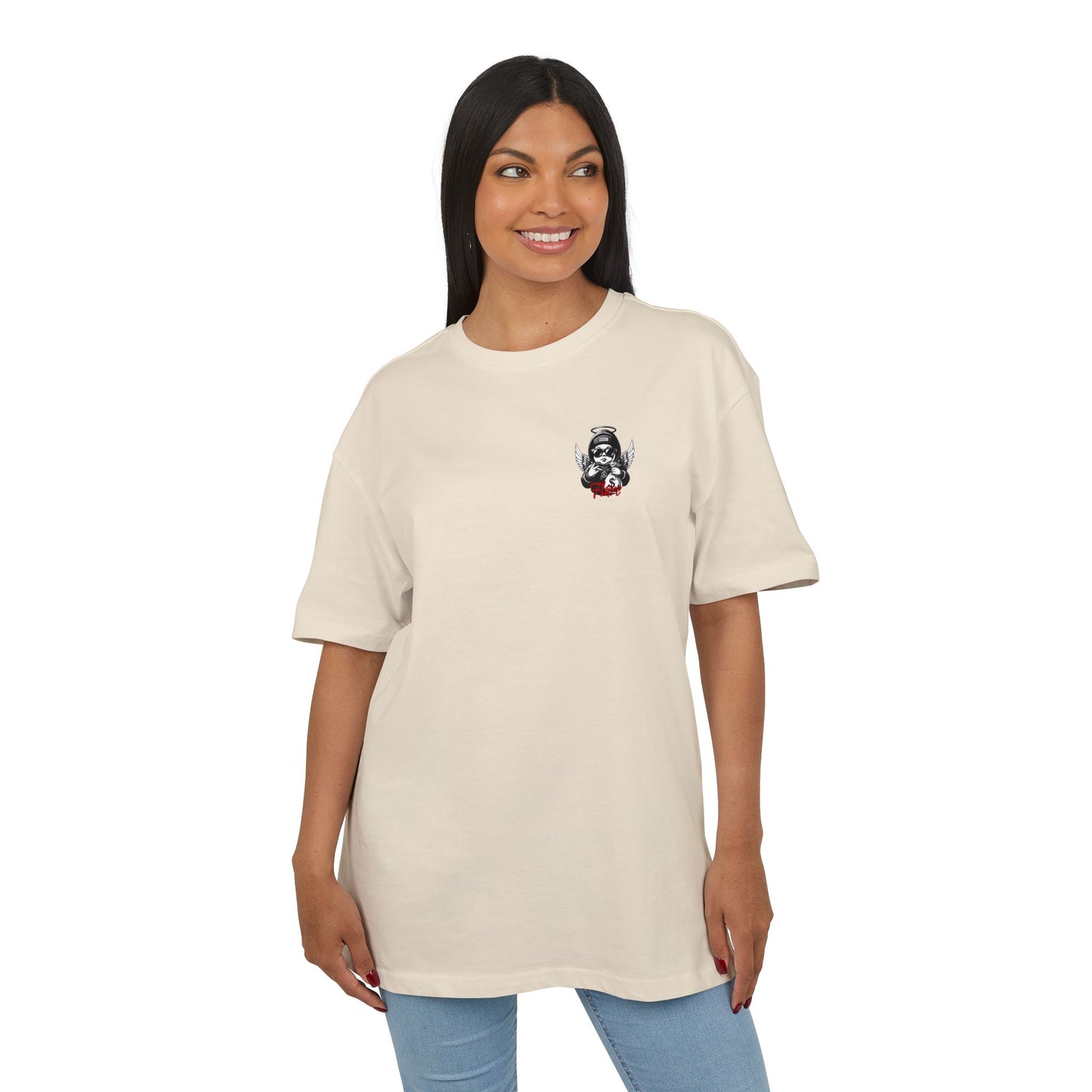 Flare Street Oversized Tee Money Angel