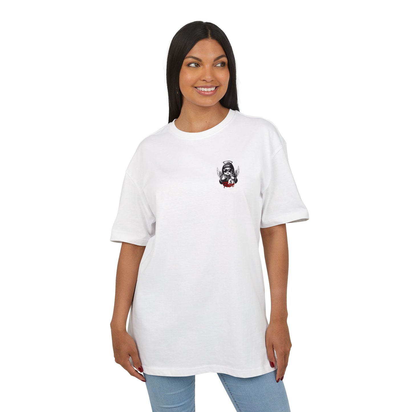 Flare Street Oversized Tee Money Angel