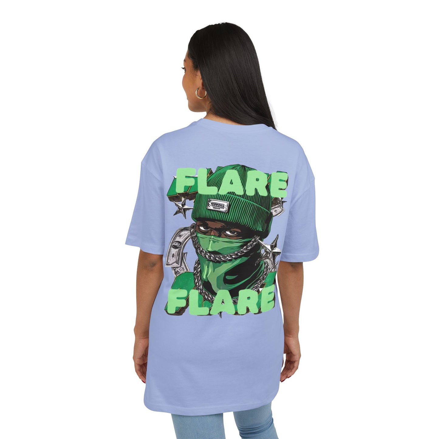 Flare Street Oversized Tee Money Gangster