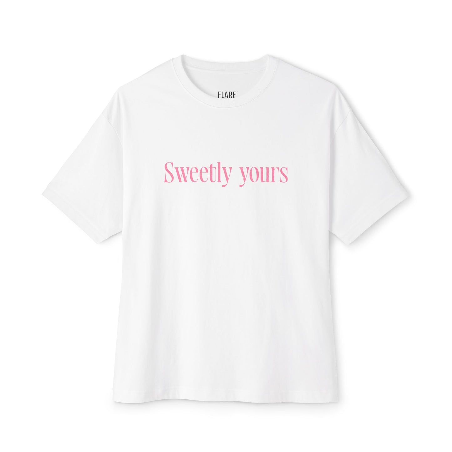 Flare Street Oversized Tee Tied with Sweetness