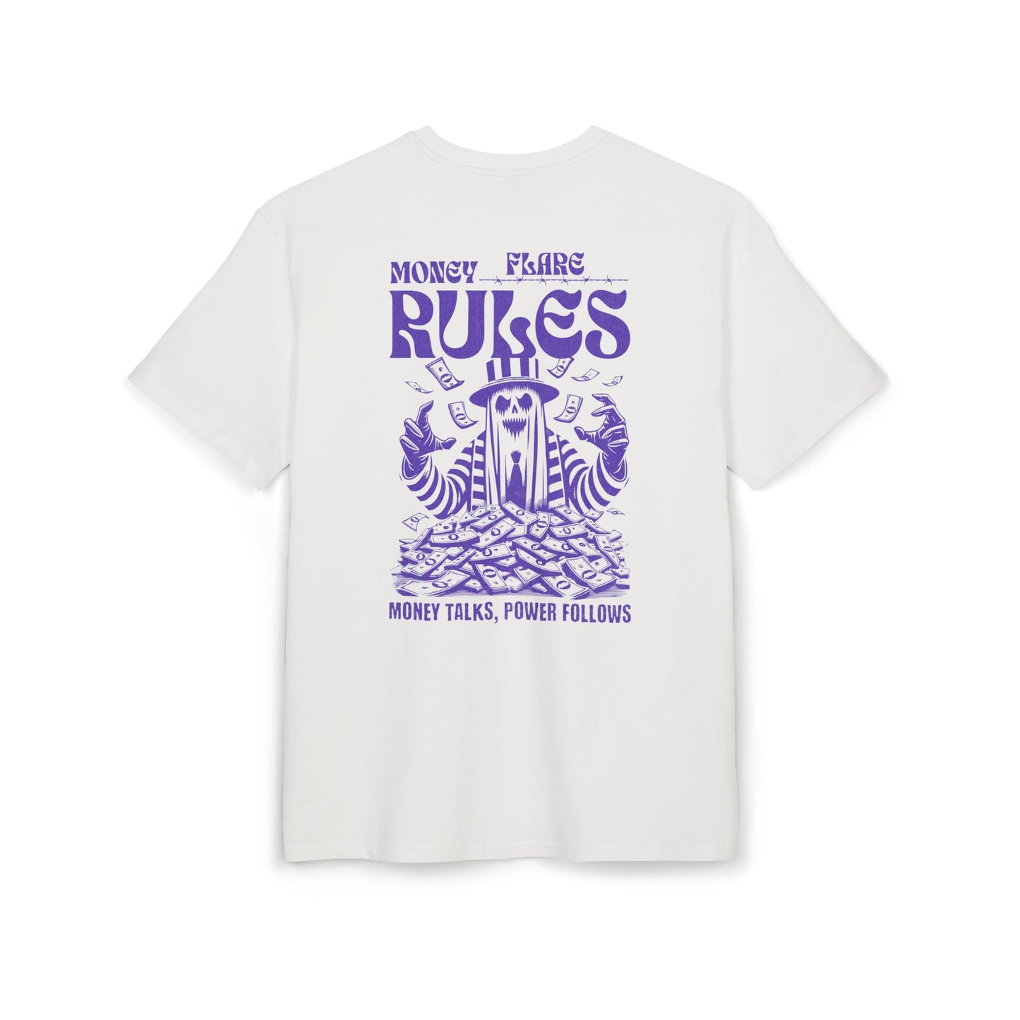 Flare Street Oversized Tee Money Rules