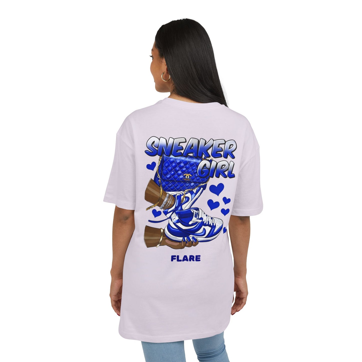 Flare Street Oversized Tee Sneaker Girl