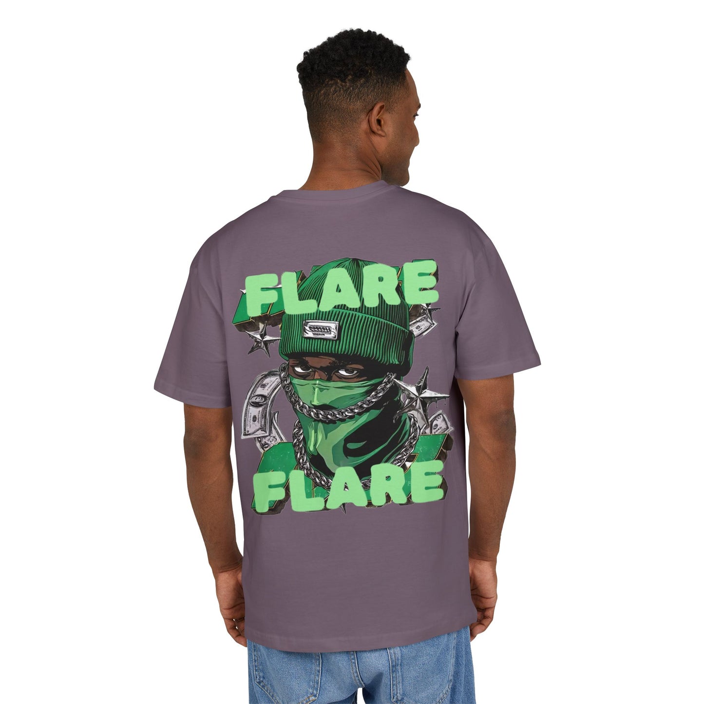 Flare Street Oversized Tee Money Gangster