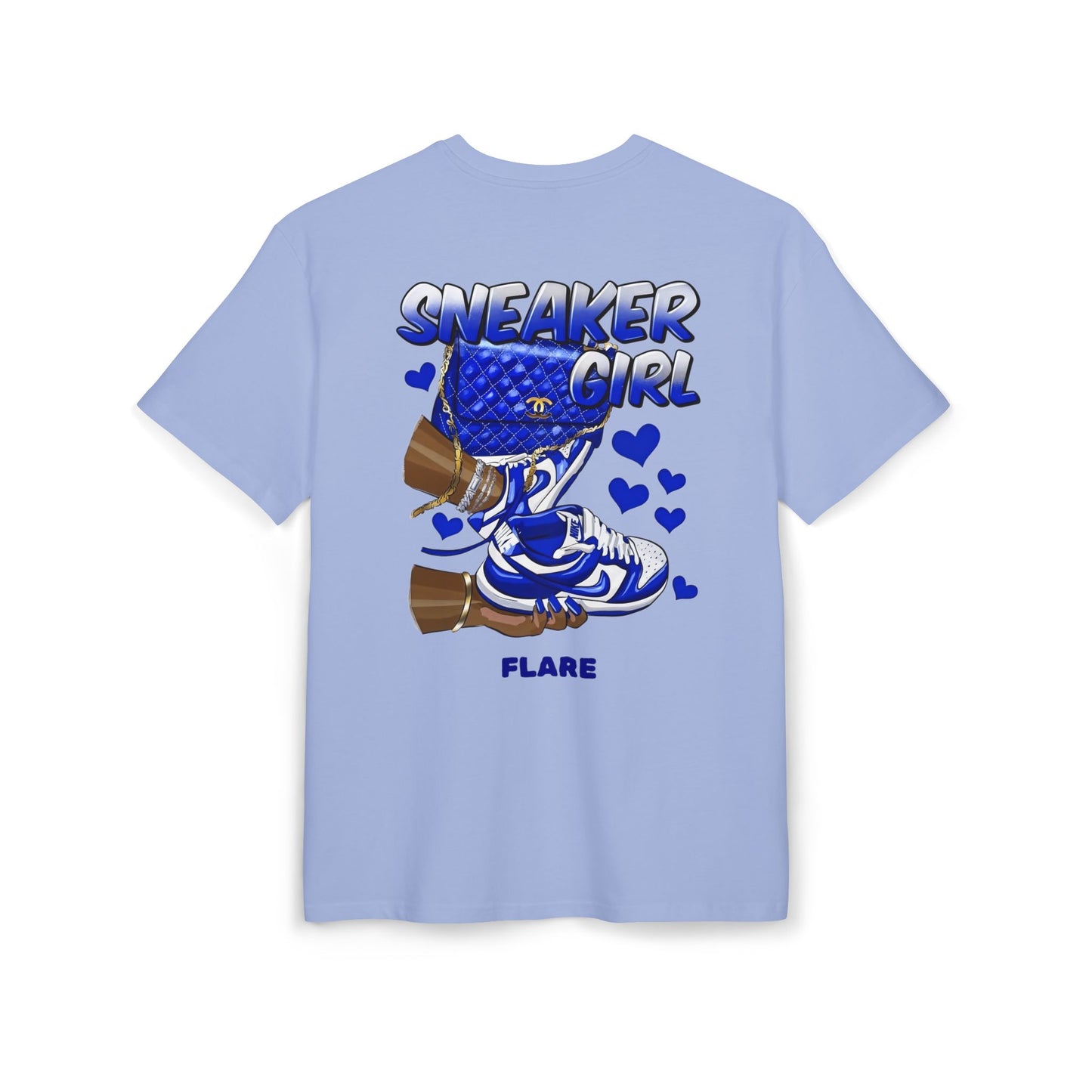 Flare Street Oversized Tee Sneaker Girl