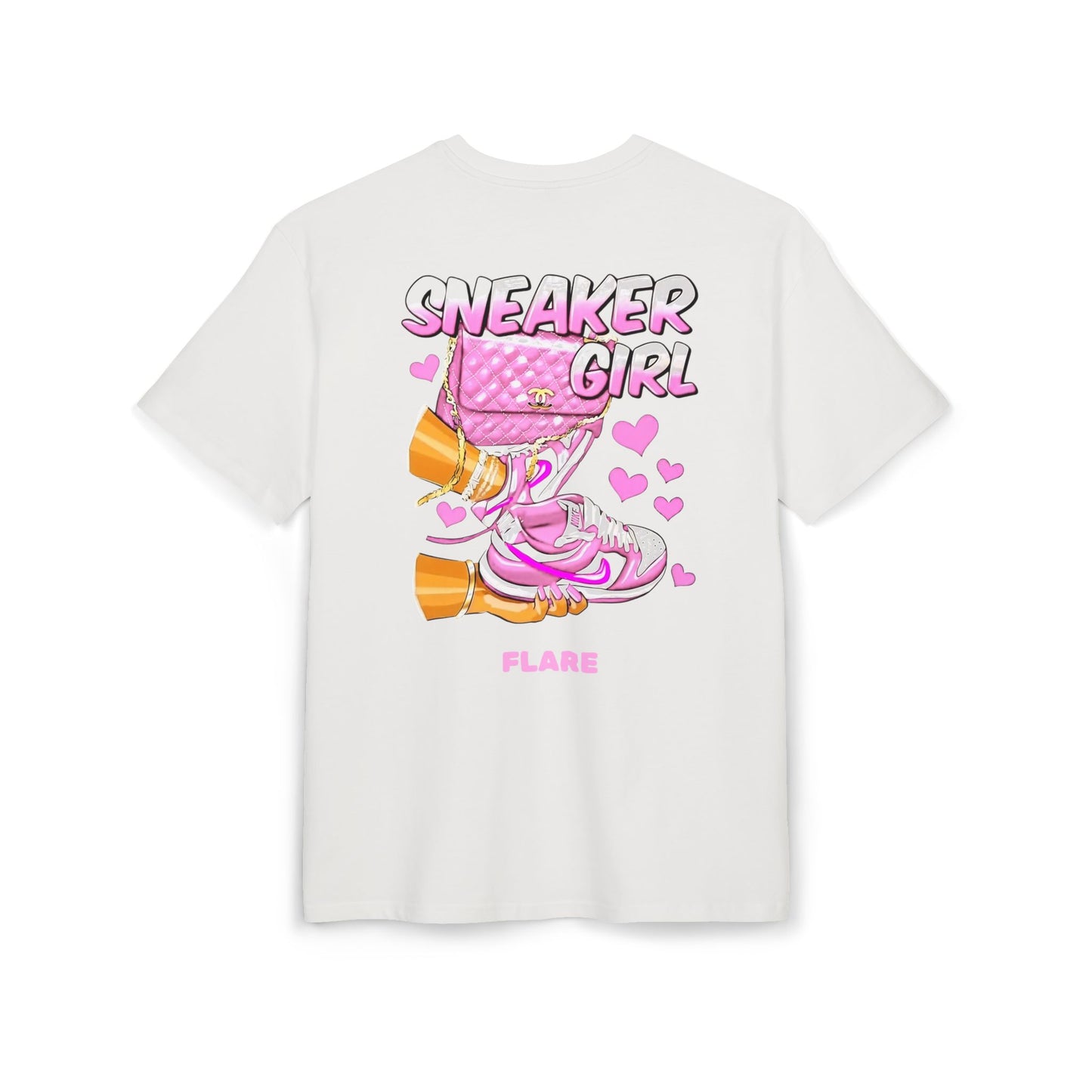 Flare Street Oversized Tee Sneaker Girl
