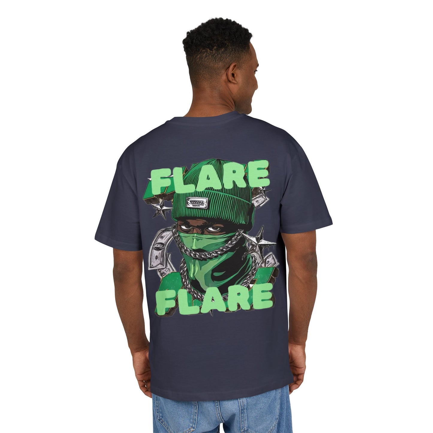 Flare Street Oversized Tee Money Gangster