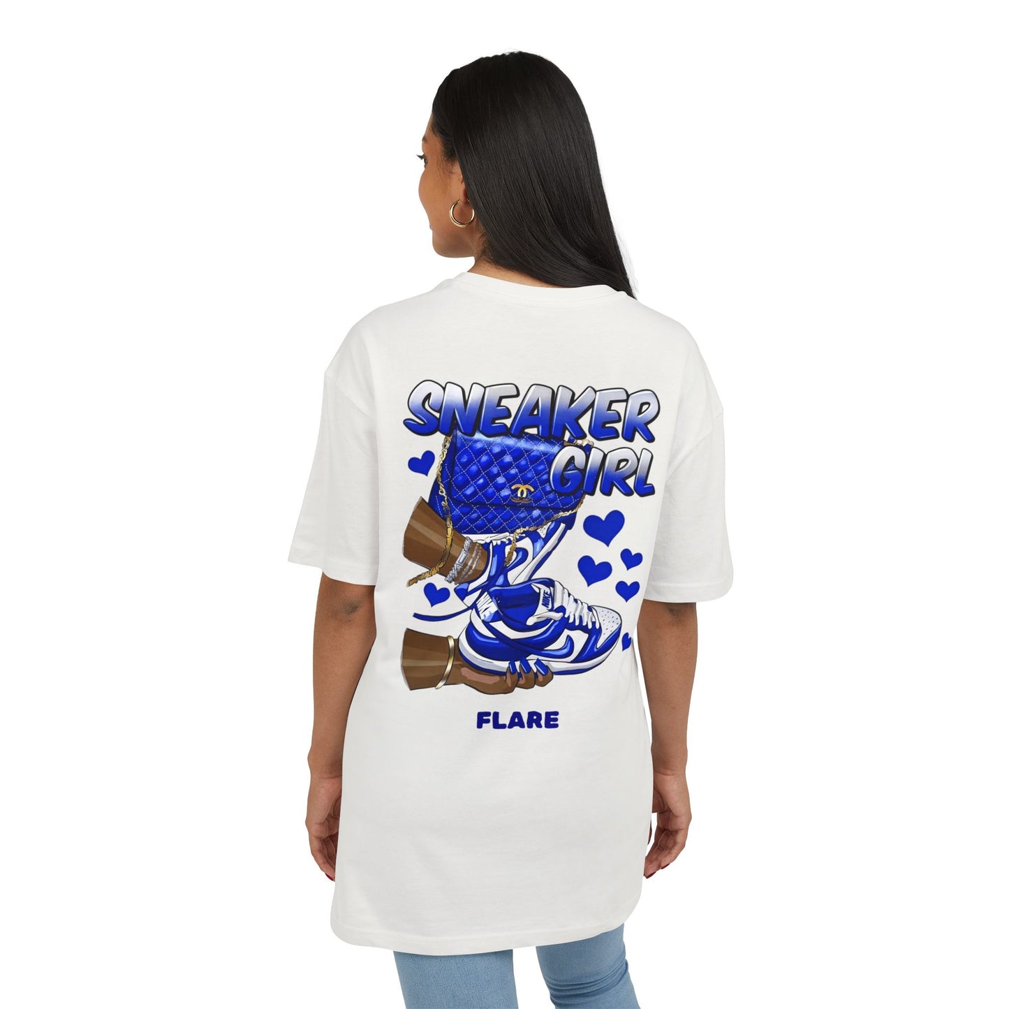 Flare Street Oversized Tee Sneaker Girl
