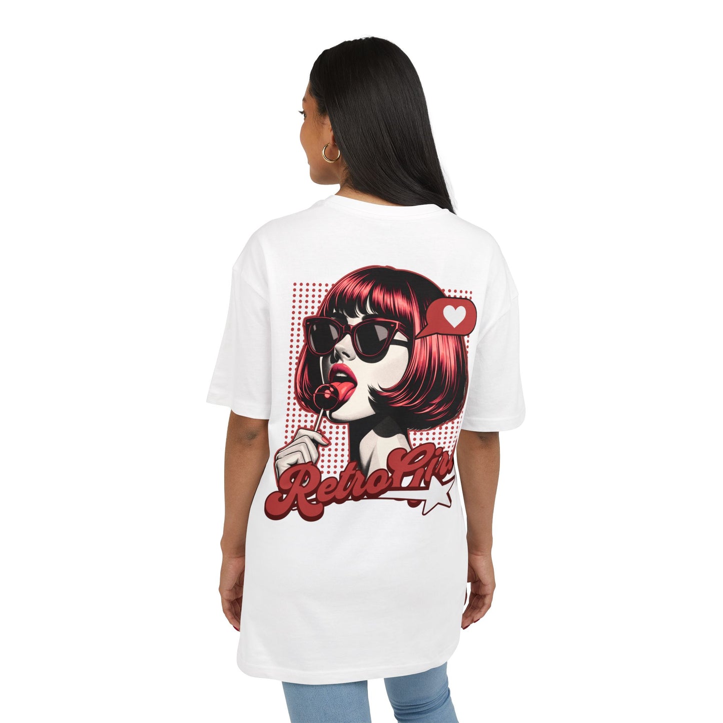 Flare Street Oversized Tee Retro Girl