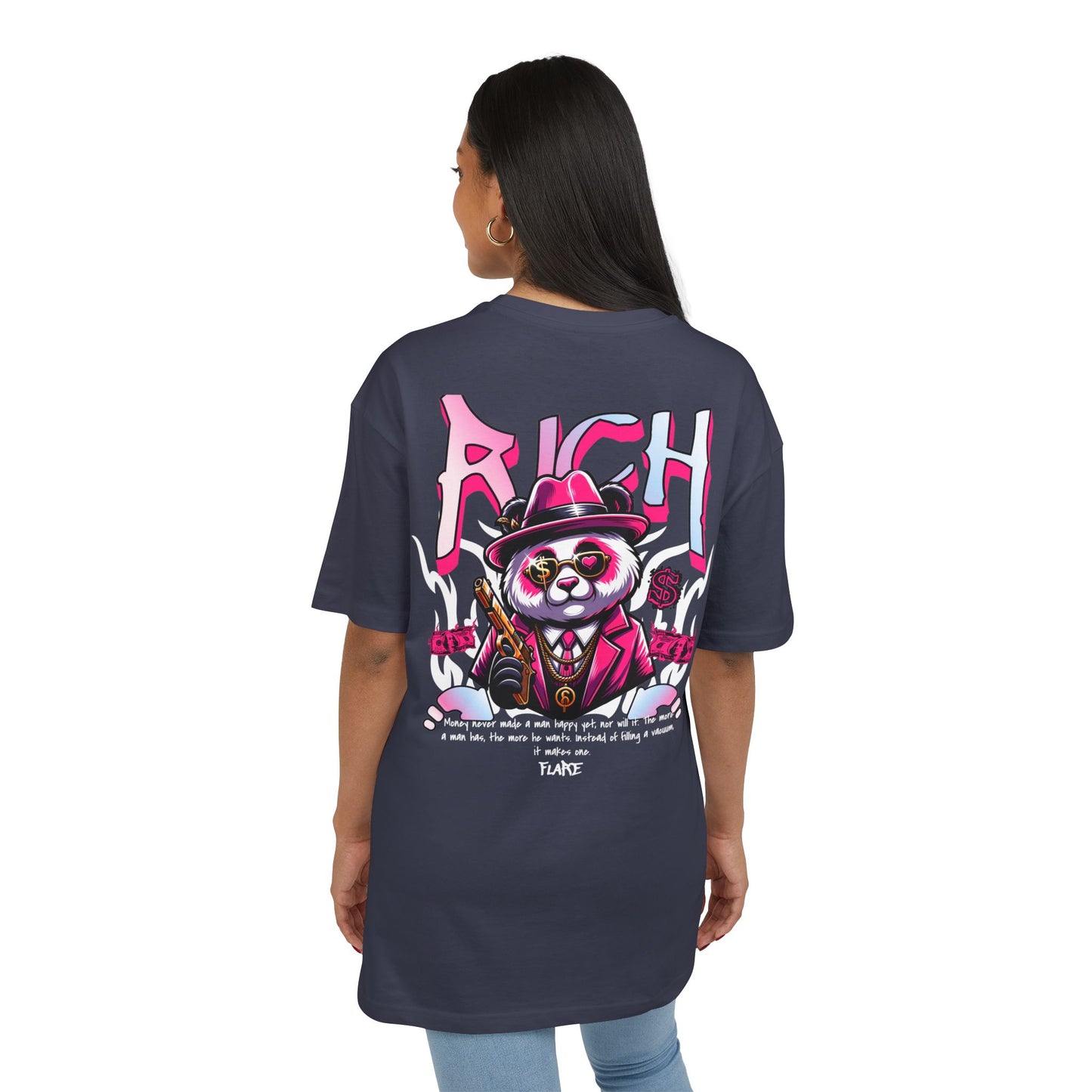 Flare Street Oversized Tee Rich Panda