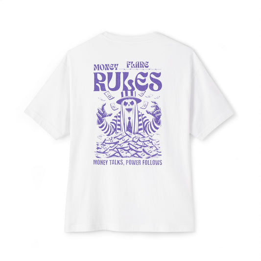 Flare Street Oversized Tee Money Talks