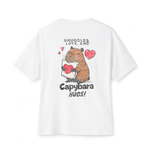 Flare Street Oversized Tee Capybara Hugs