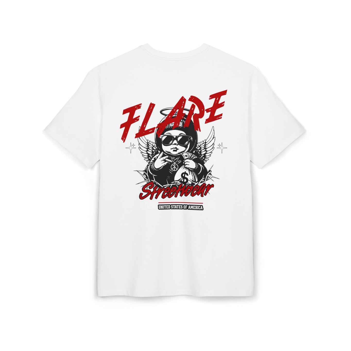 Flare Street Oversized Tee Money Angel