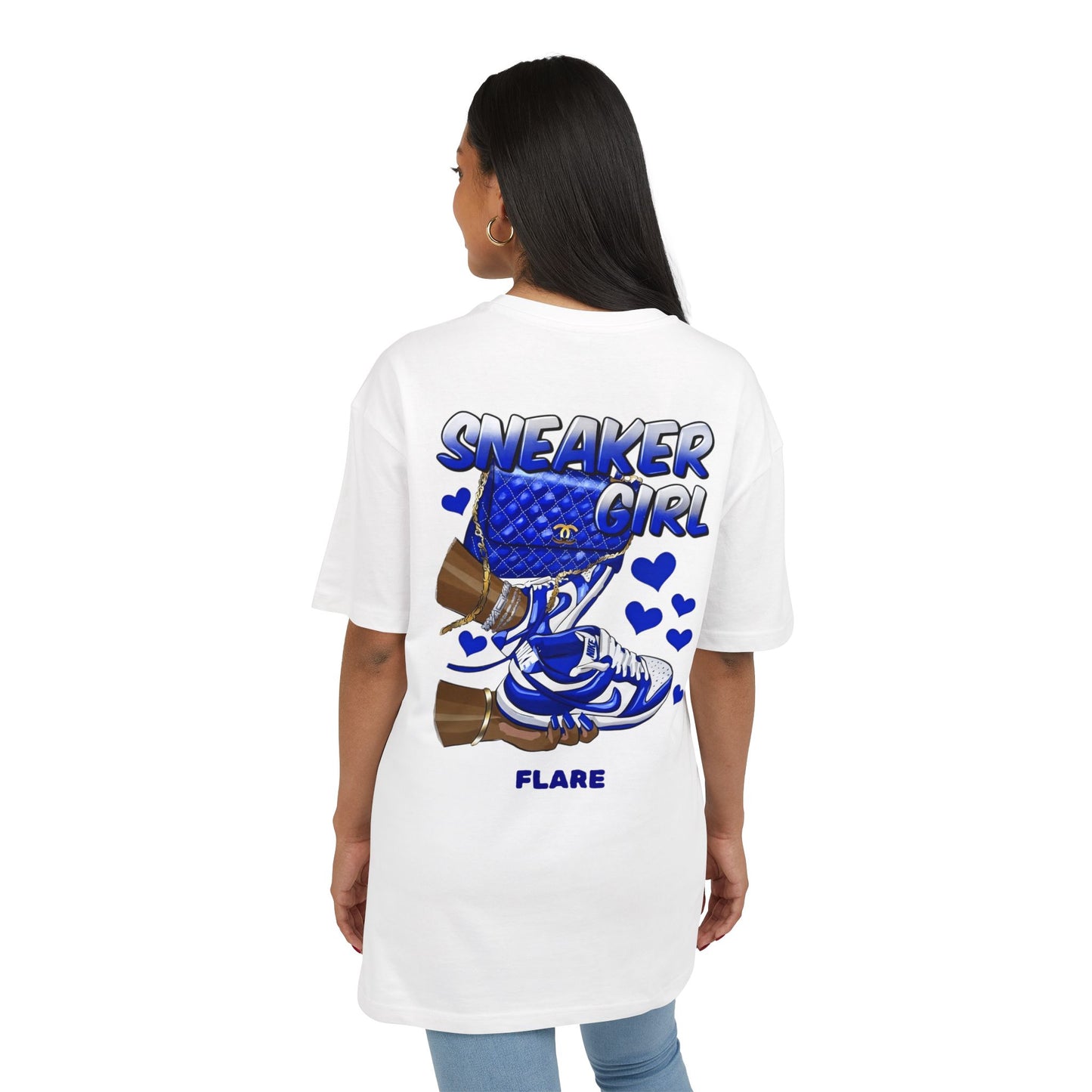 Flare Street Oversized Tee Sneaker Girl