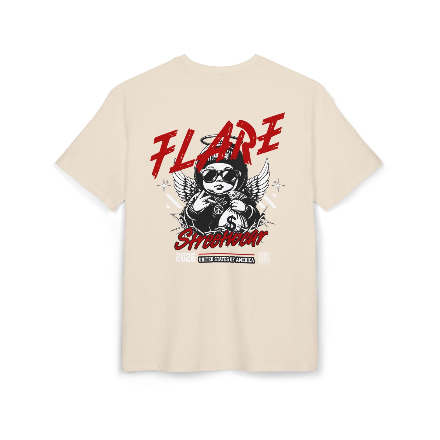 Flare Street Oversized Tee Money Angel