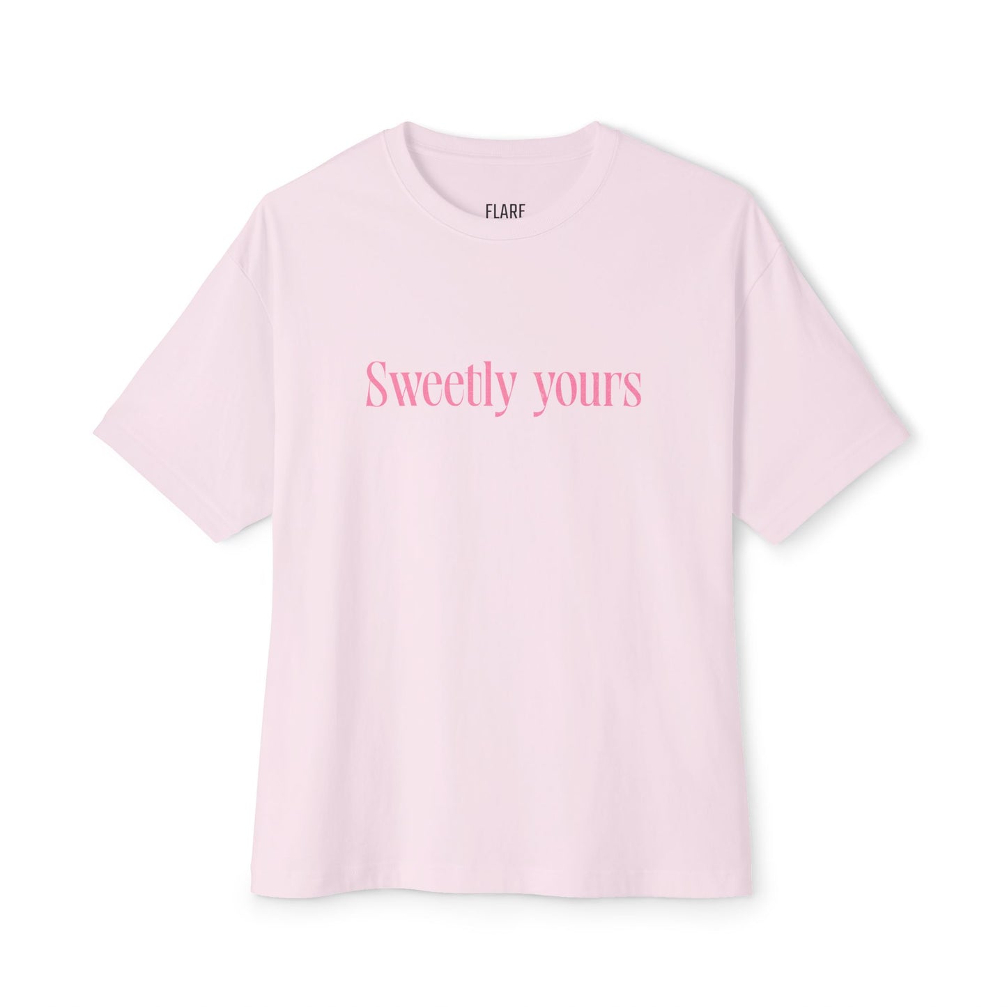 Flare Street Oversized Tee Tied with Sweetness