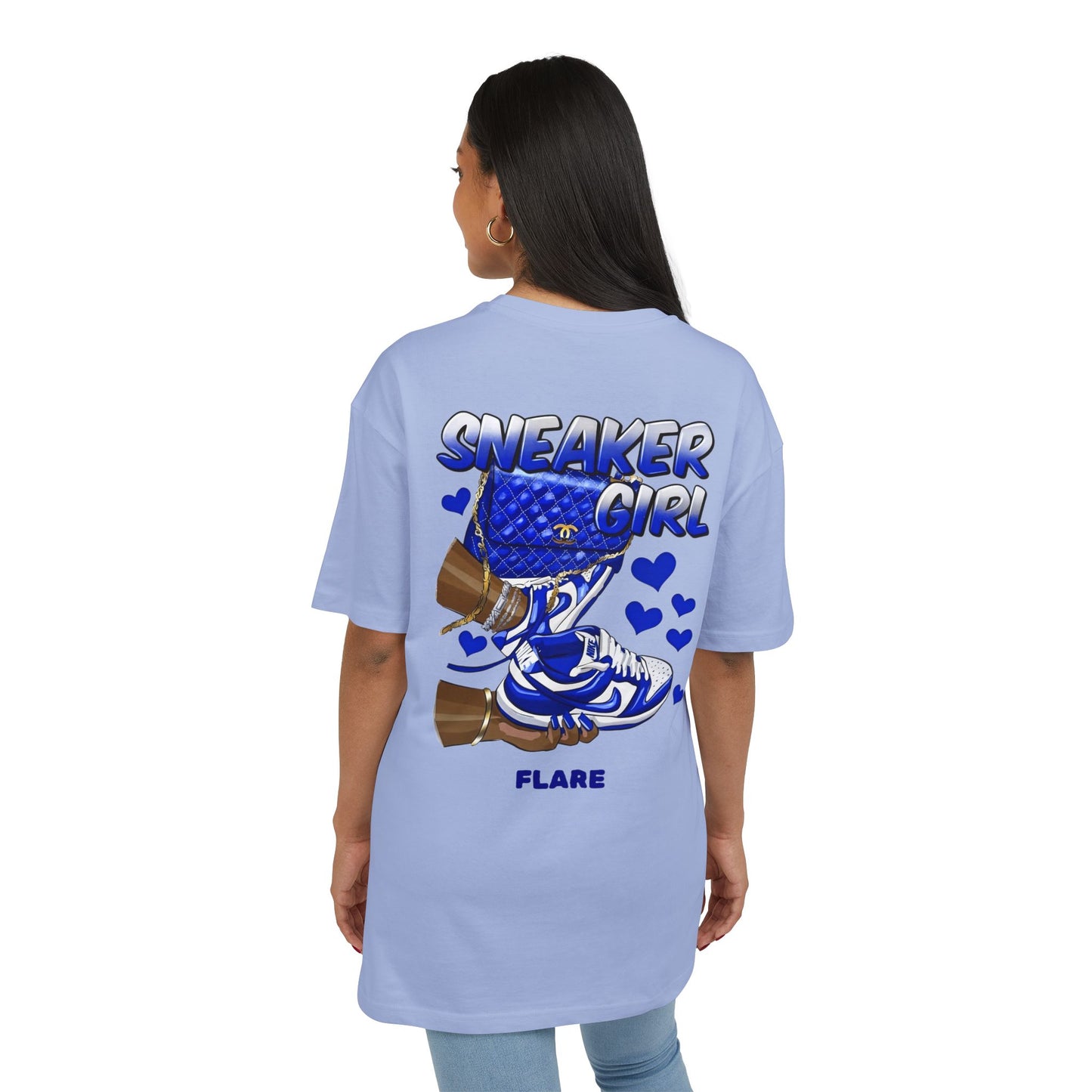 Flare Street Oversized Tee Sneaker Girl