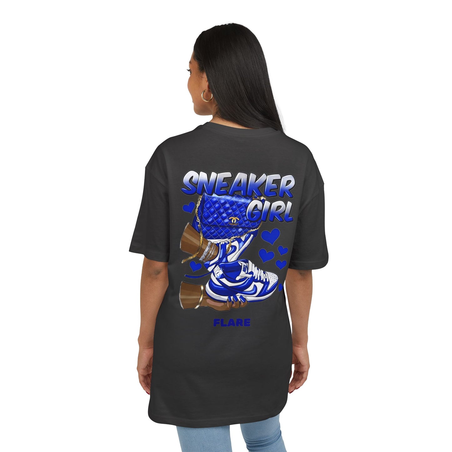 Flare Street Oversized Tee Sneaker Girl