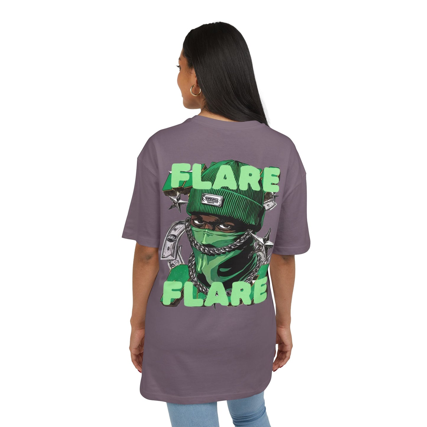 Flare Street Oversized Tee Money Gangster