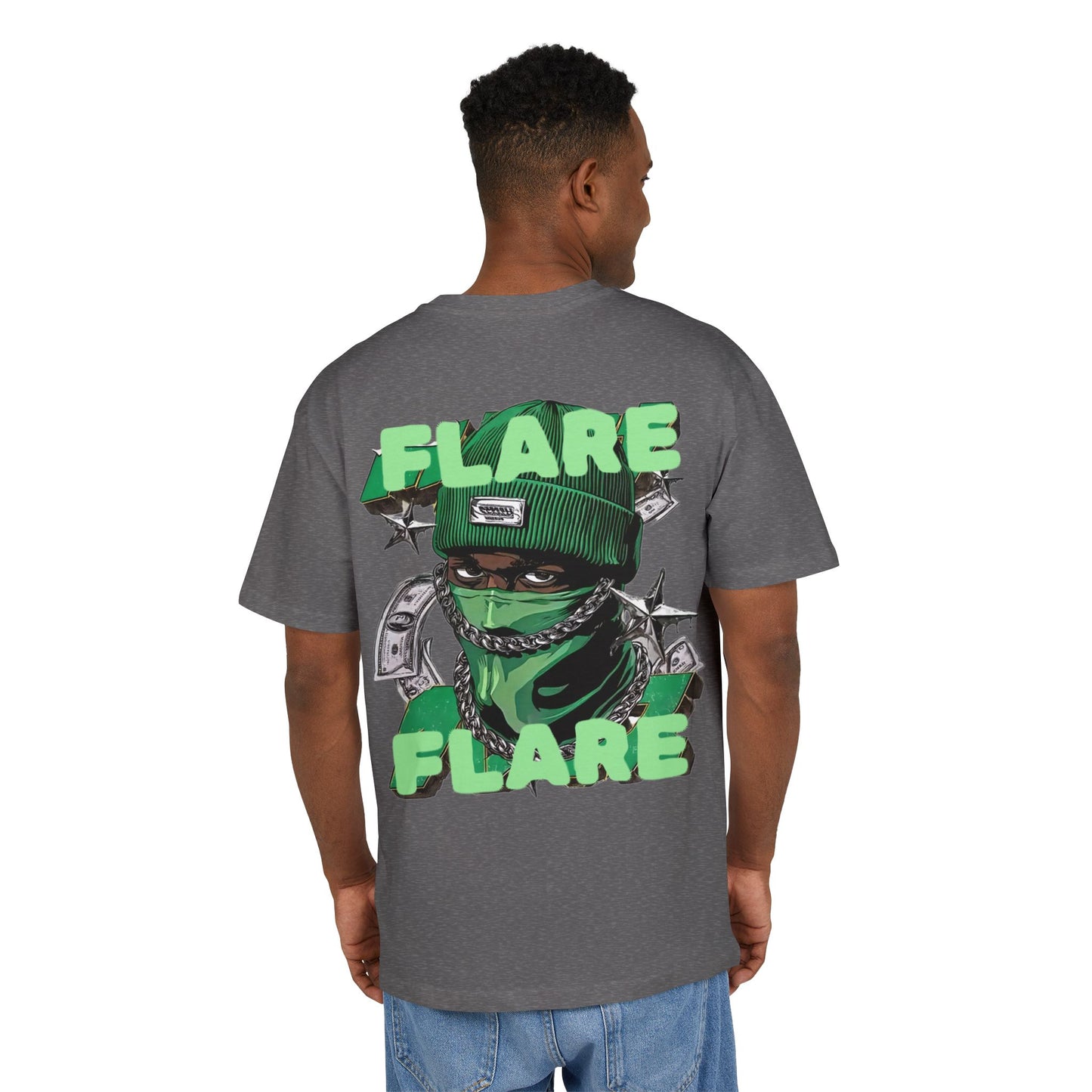 Flare Street Oversized Tee Money Gangster