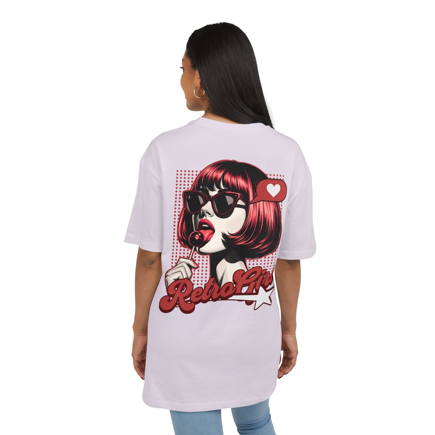 Flare Street Oversized Tee Retro Girl