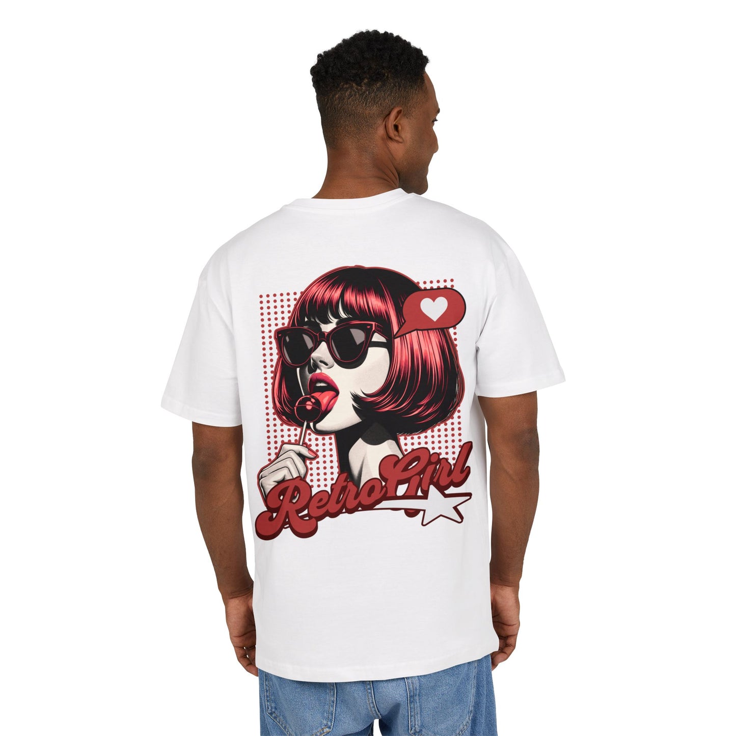 Flare Street Oversized Tee Retro Girl
