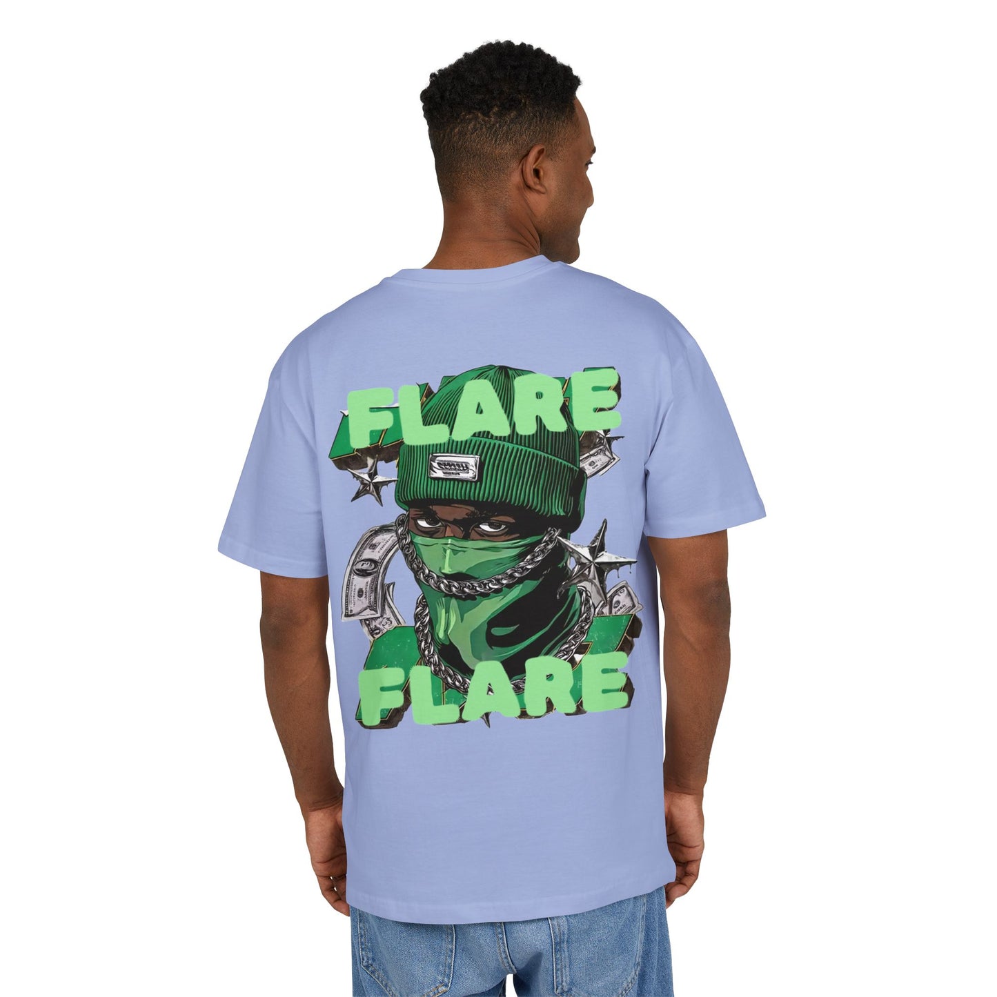 Flare Street Oversized Tee Money Gangster