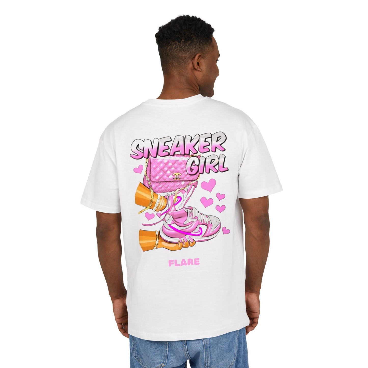 Flare Street Oversized Tee Sneaker Girl