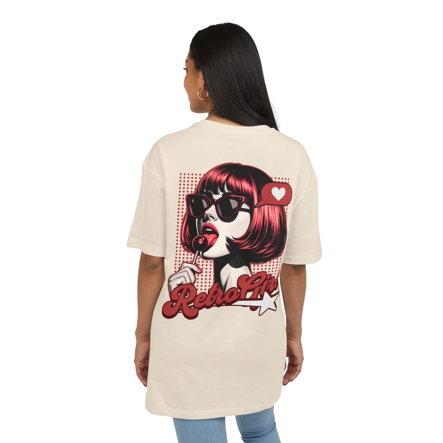 Flare Street Oversized Tee Retro Girl