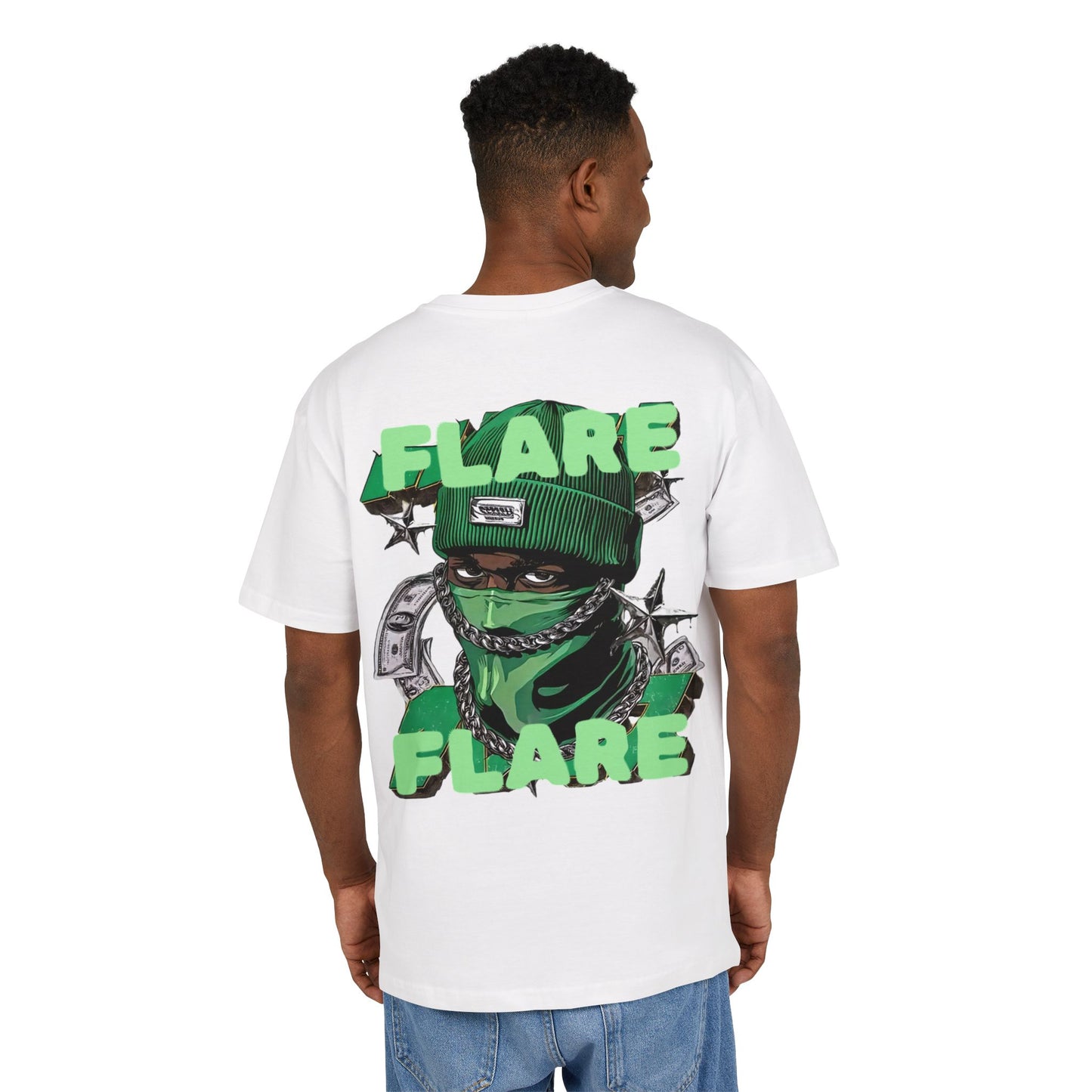 Flare Street Oversized Tee Money Gangster