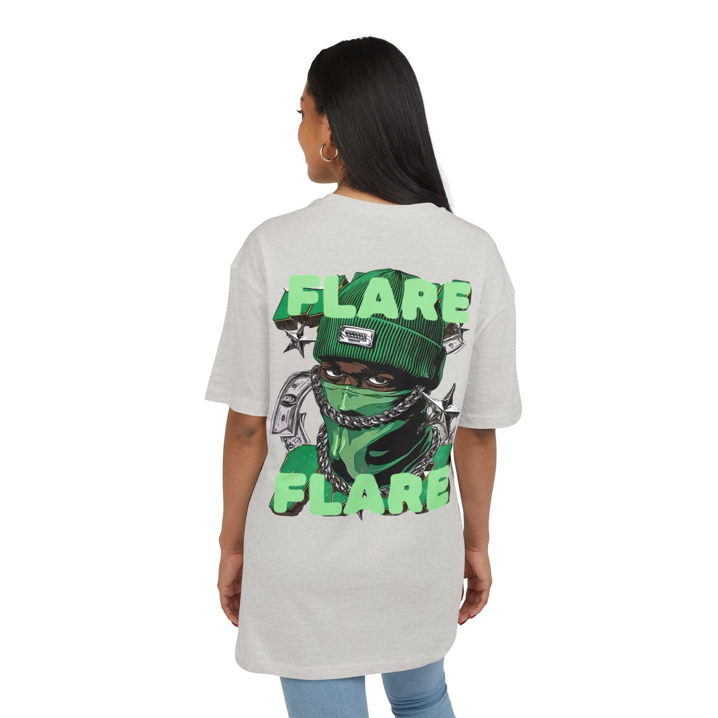 Flare Street Oversized Tee Money Gangster
